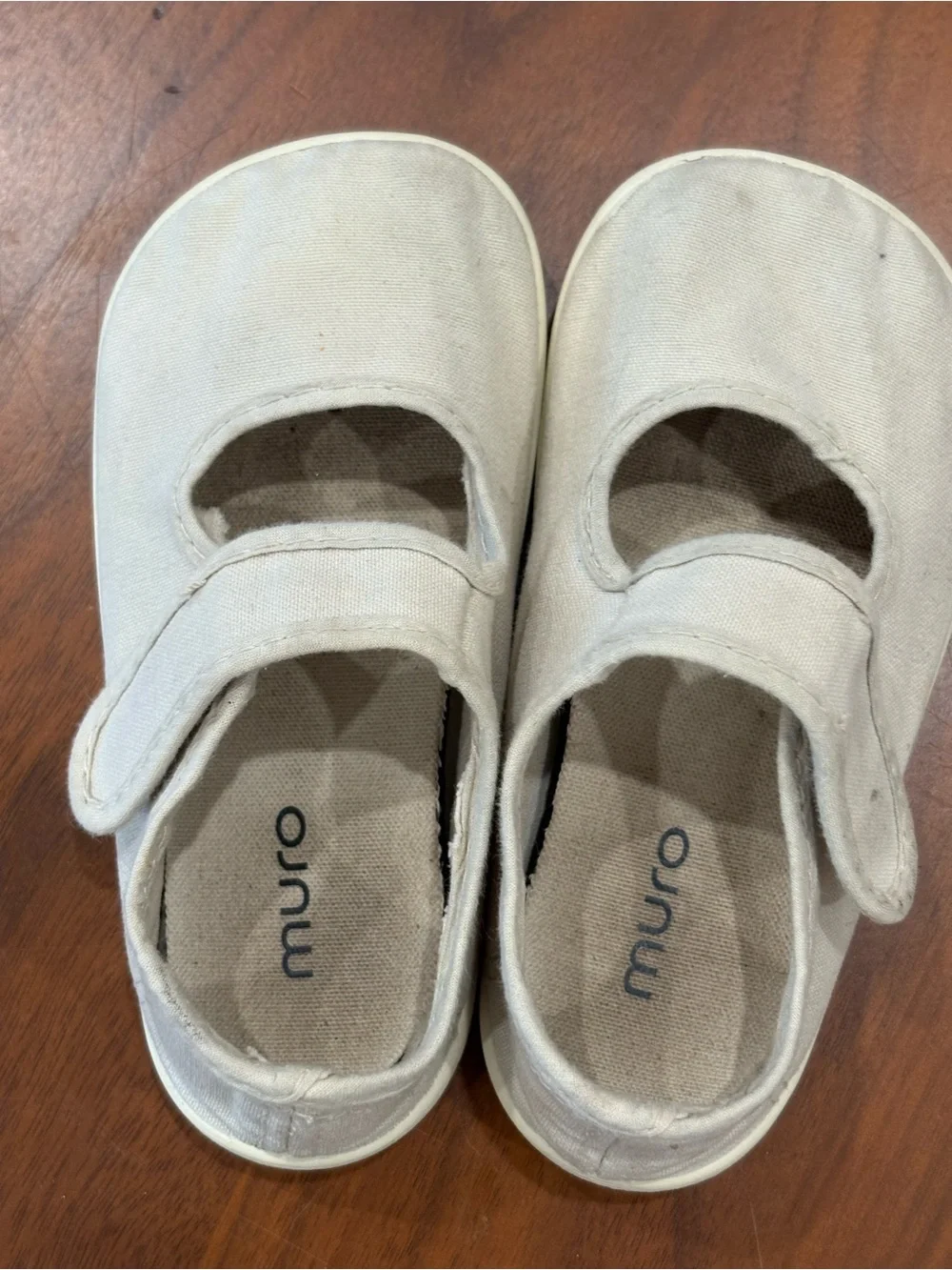 Made in Spain Girls Cream Mary Jane Shoes